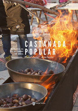 Castañada popular en Güéjar Sierra para promocionar sus productos de otoño