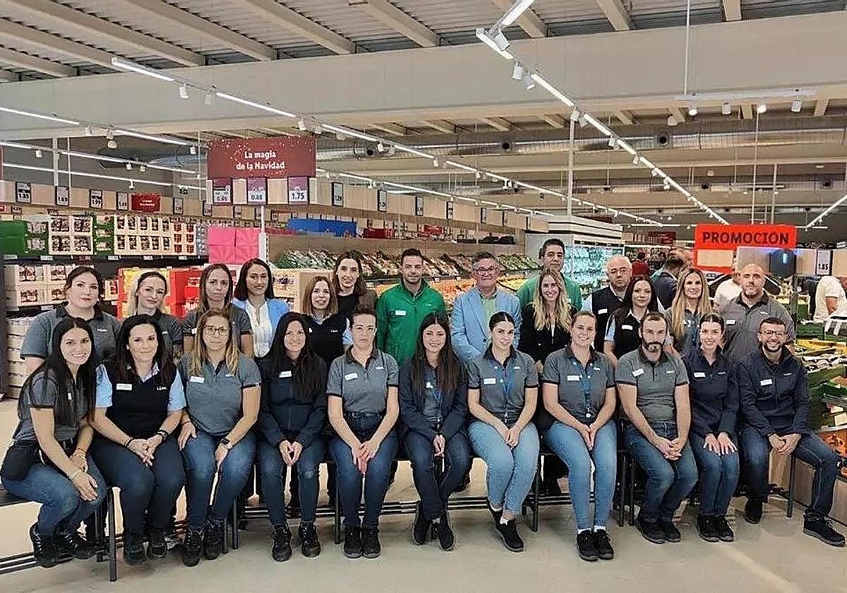 Inaugración del nuevo supermercado de Lidl en Chauchina.
