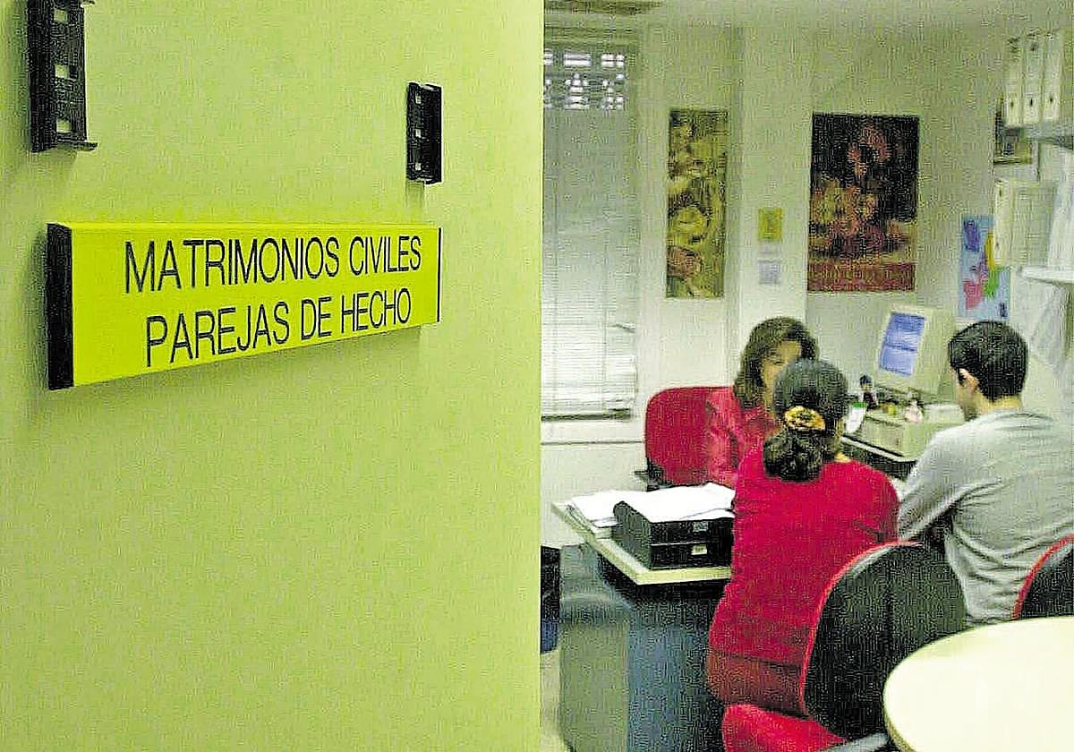 Un registro de parejas de hecho.