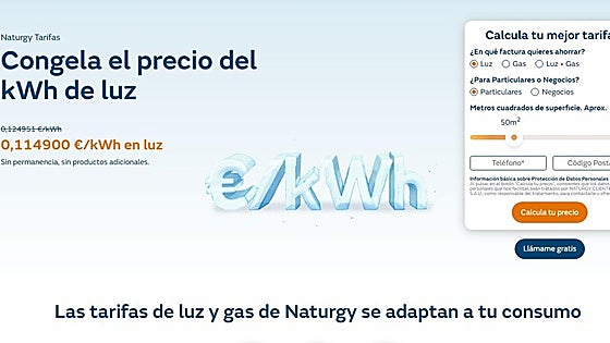 Naturgy responde a la competencia bajando precios de gas y electricidad