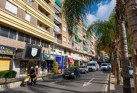 Avenida de Andalucía en Motril.