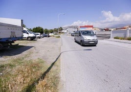 Foto de archivo del acceso a Salobreña desde la N-340.