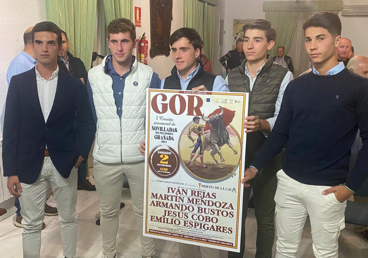 Los participantes de Gor: Armando, Martín, Iván , Jesús y Emilo