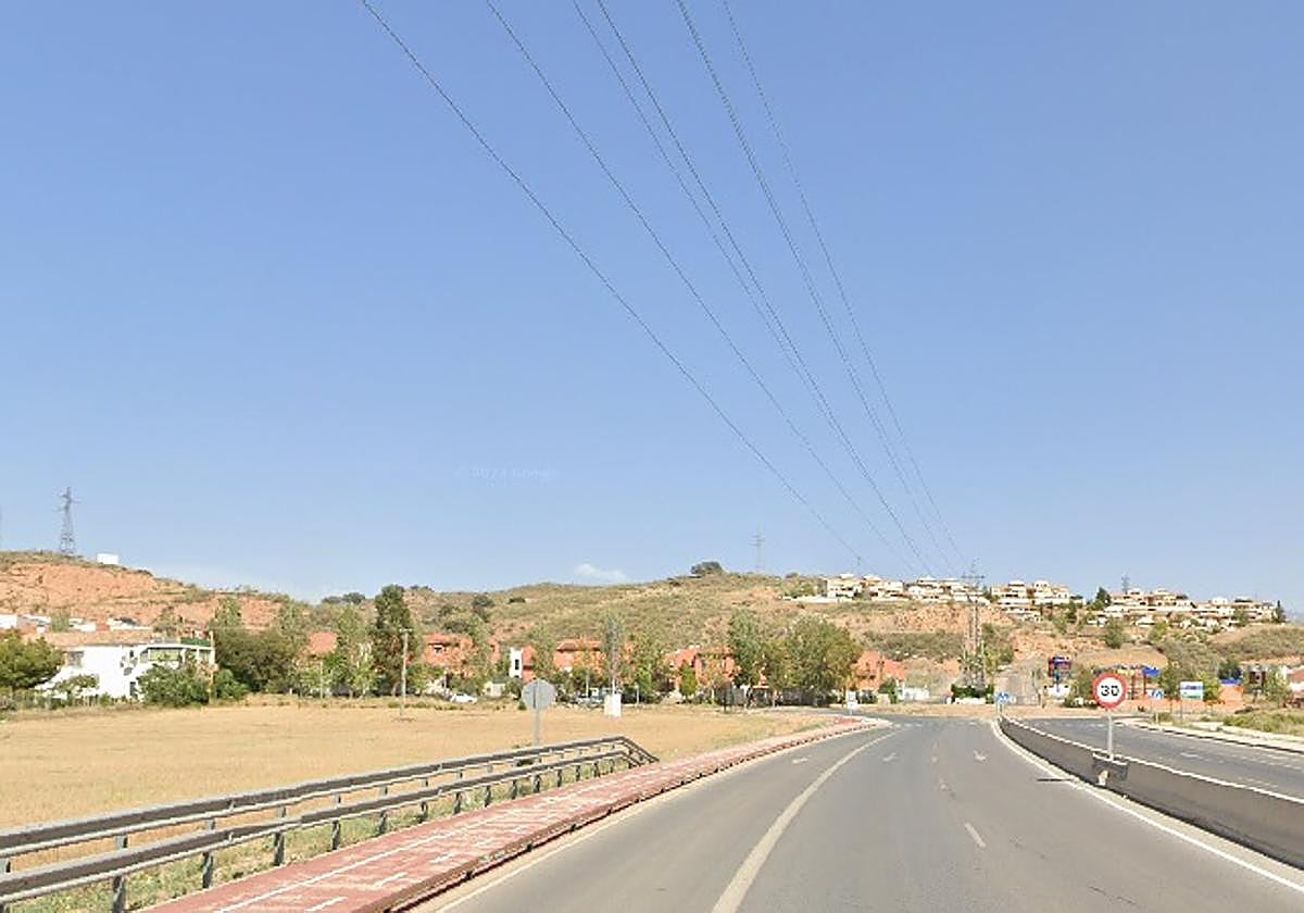 Uno de los controles fue en la carretera A-4006, la que une la GR-3103 con la GR-30.