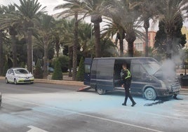 Policía Local de Almería actúa en la zona.