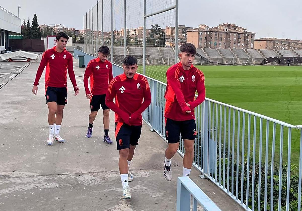 Rodelas y Juanma, en primer término.