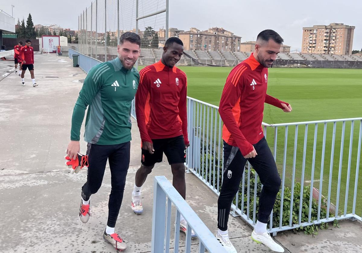 Luca Zidane, Serigne Faye y Pablo Insua saltan a entrenar para preparar el partido de Copa del Rey.