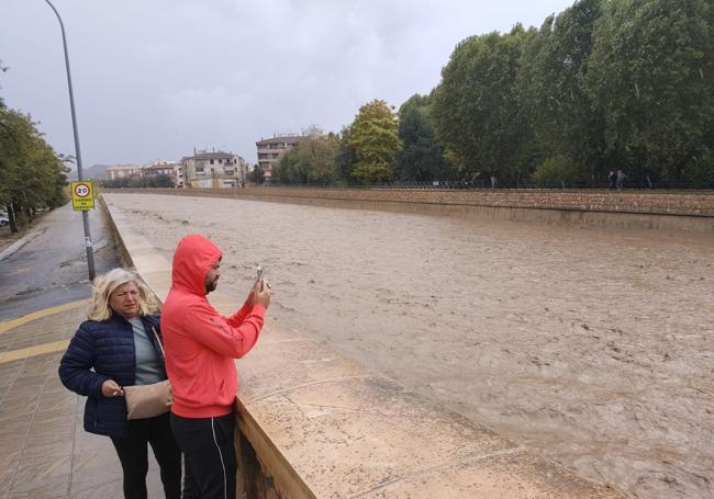 Río Verde a su paso por Guadix este martes