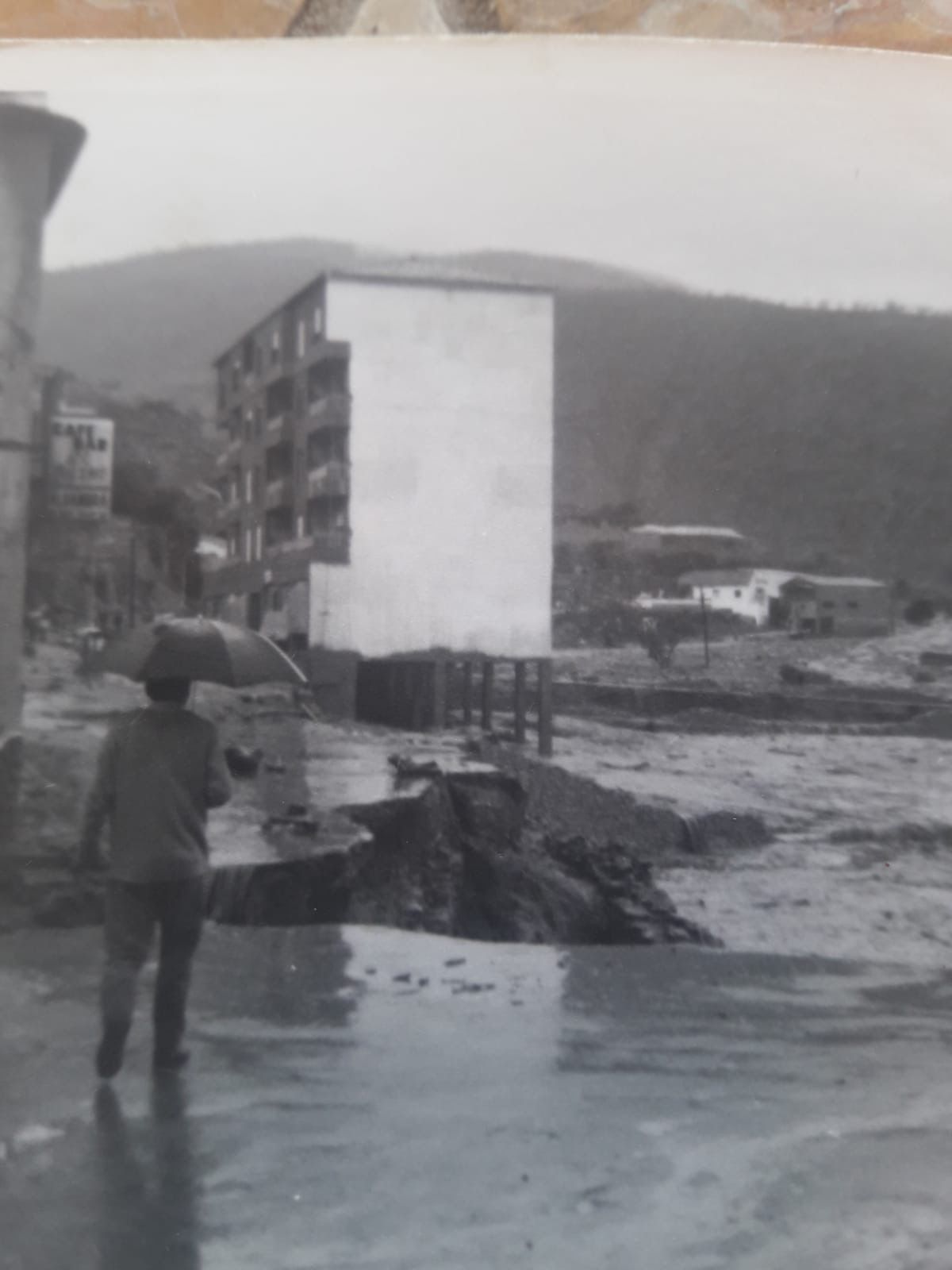 Destrozos en Albuñol con la riada de 1973.