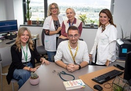 Alicia Bedmar, Isabel Quirosa, Esther Casado, Cristina Gómez y Antonio José Martín, Taté.