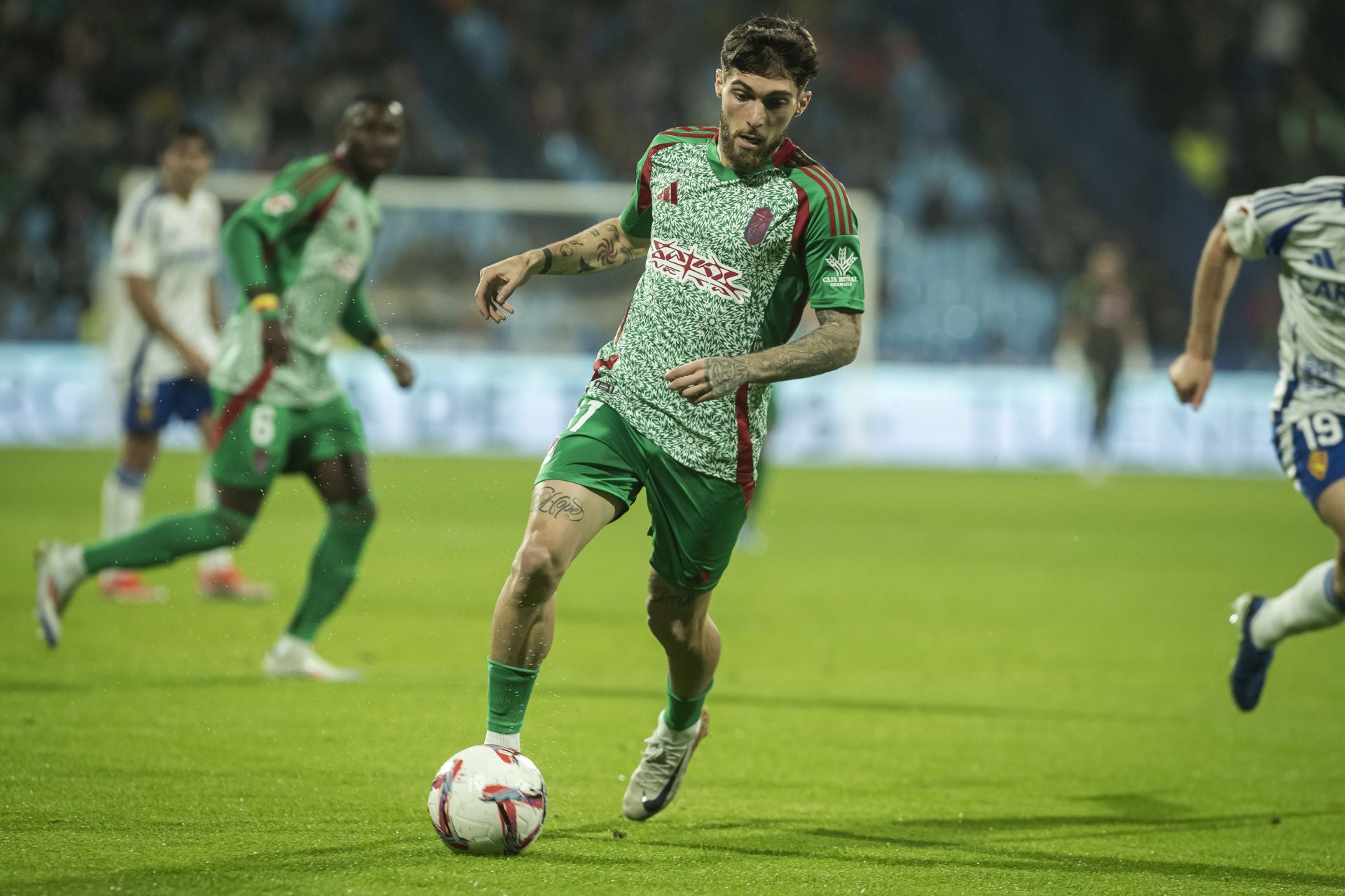 Las mejores imágenes del partido entre Granada y Zaragoza