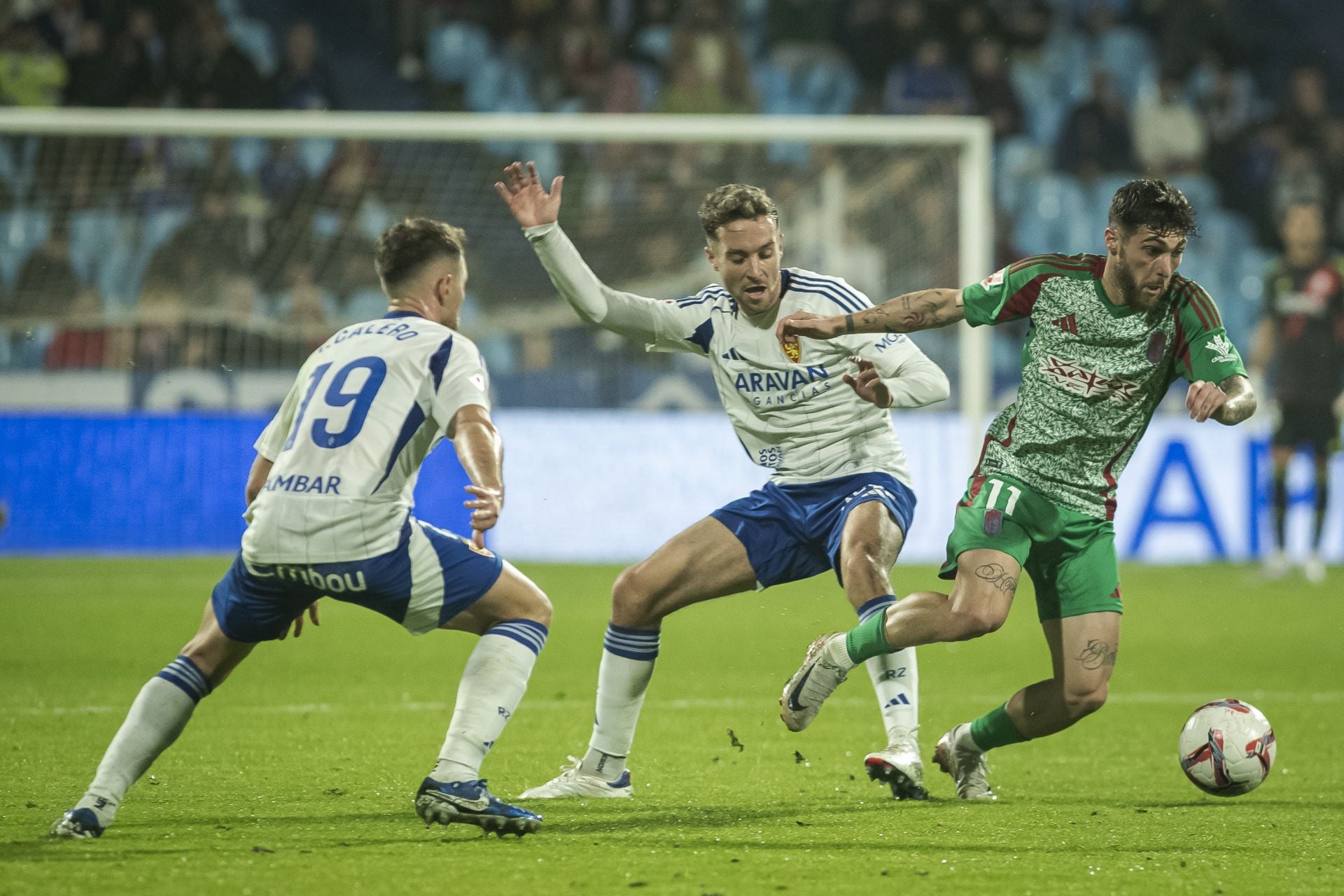 Las mejores imágenes del partido entre Granada y Zaragoza