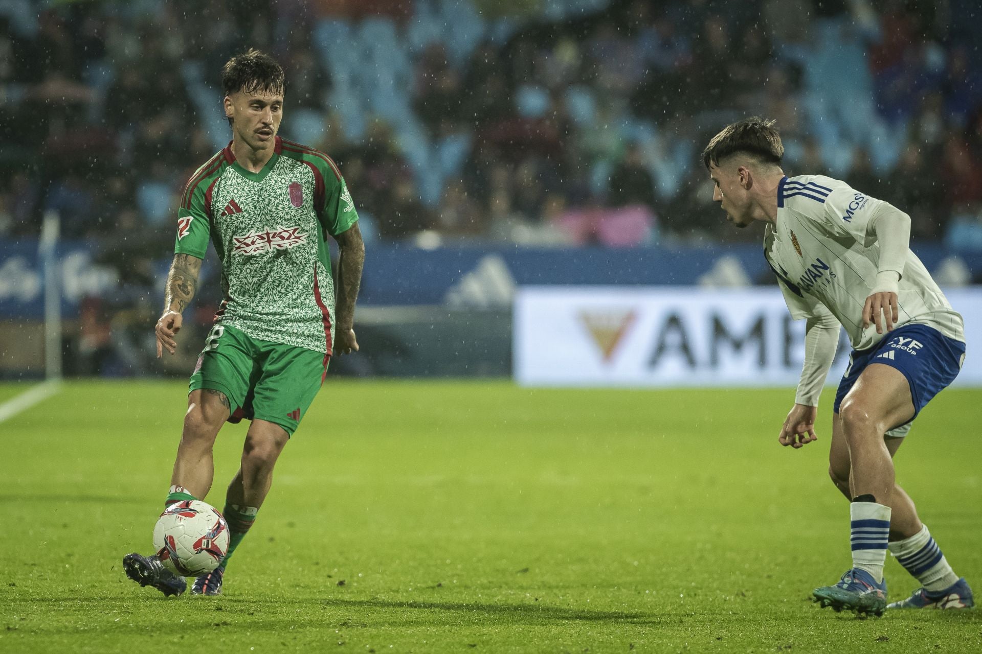 Las mejores imágenes del partido entre Granada y Zaragoza