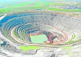 Explotación minera de cobre 'Las Cruces' en la provincia de Sevilla.