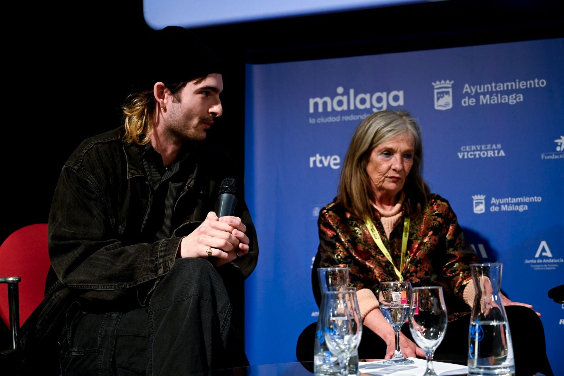 Jaime Puertas y Mari Marín en el Festival de Málaga