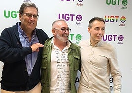 De izquierda a derecha, Alfonso Maza, Antonio Gil y Manuel Cruz.