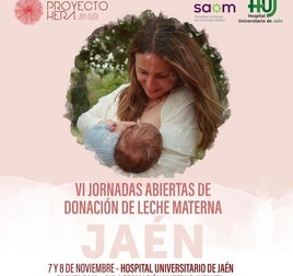 Cartel de la campaña de donación de leche materna