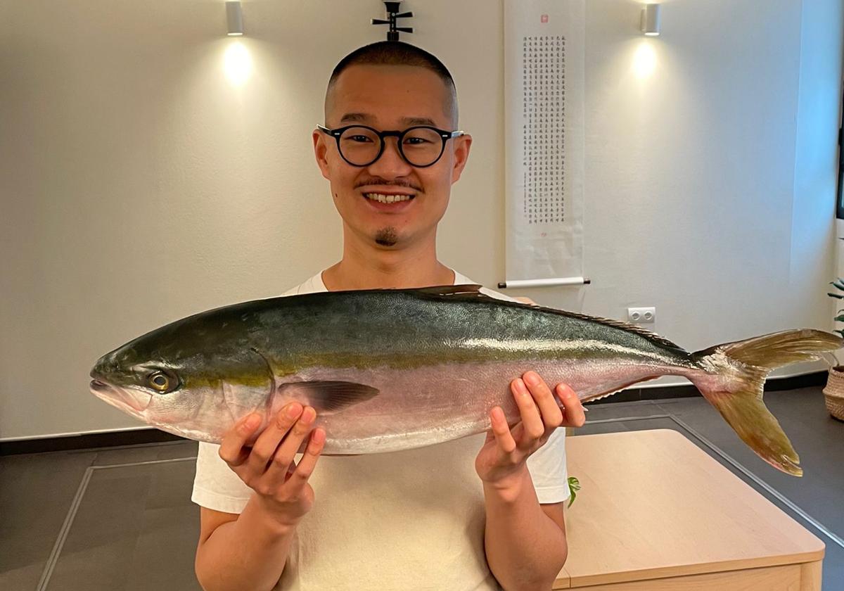 Zijian Xiong, chef y propietario de Yama Sushi.