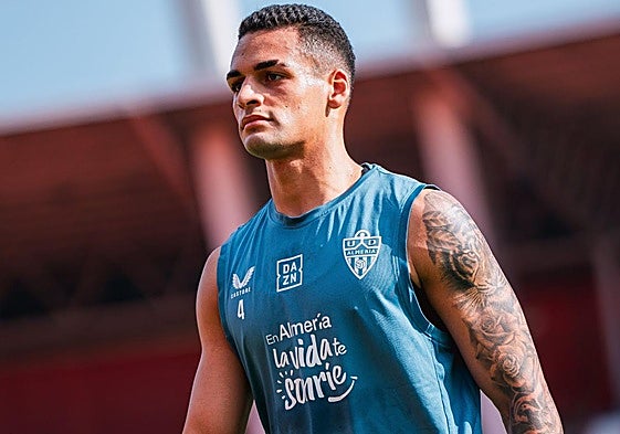 Kaiky durante un entrenamiento