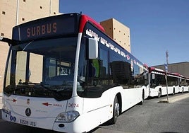 Imagen de archivo de la presentación de nuevos vehículos de Surbús.