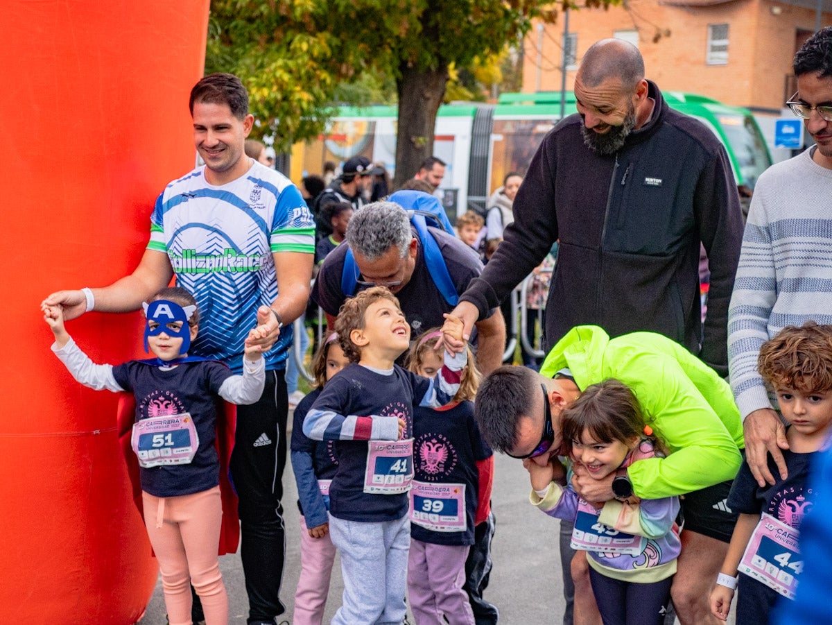 Las fotos de los niños en la X carrera urbana de la Universidad de Granada