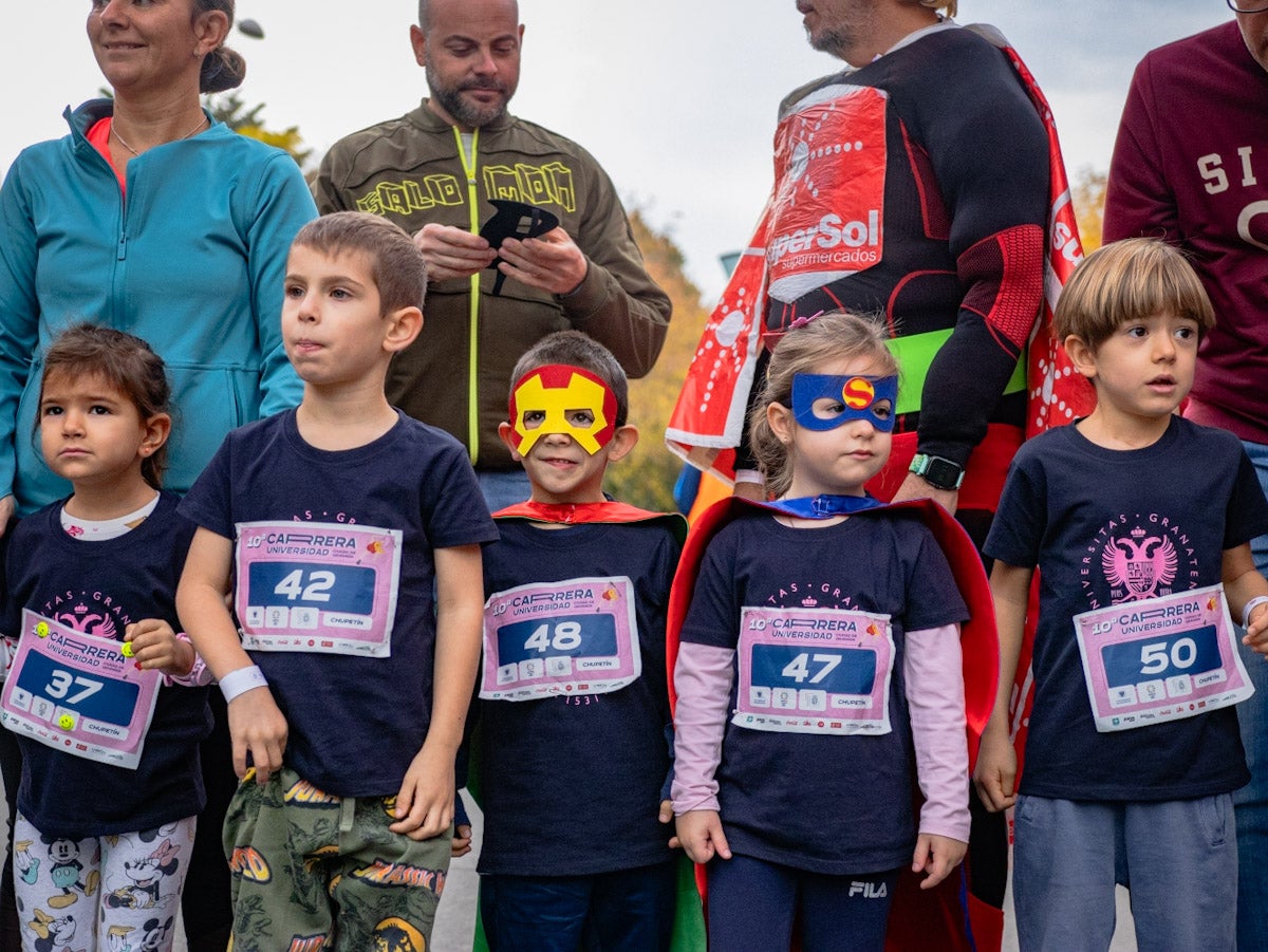 Las fotos de los niños en la X carrera urbana de la Universidad de Granada