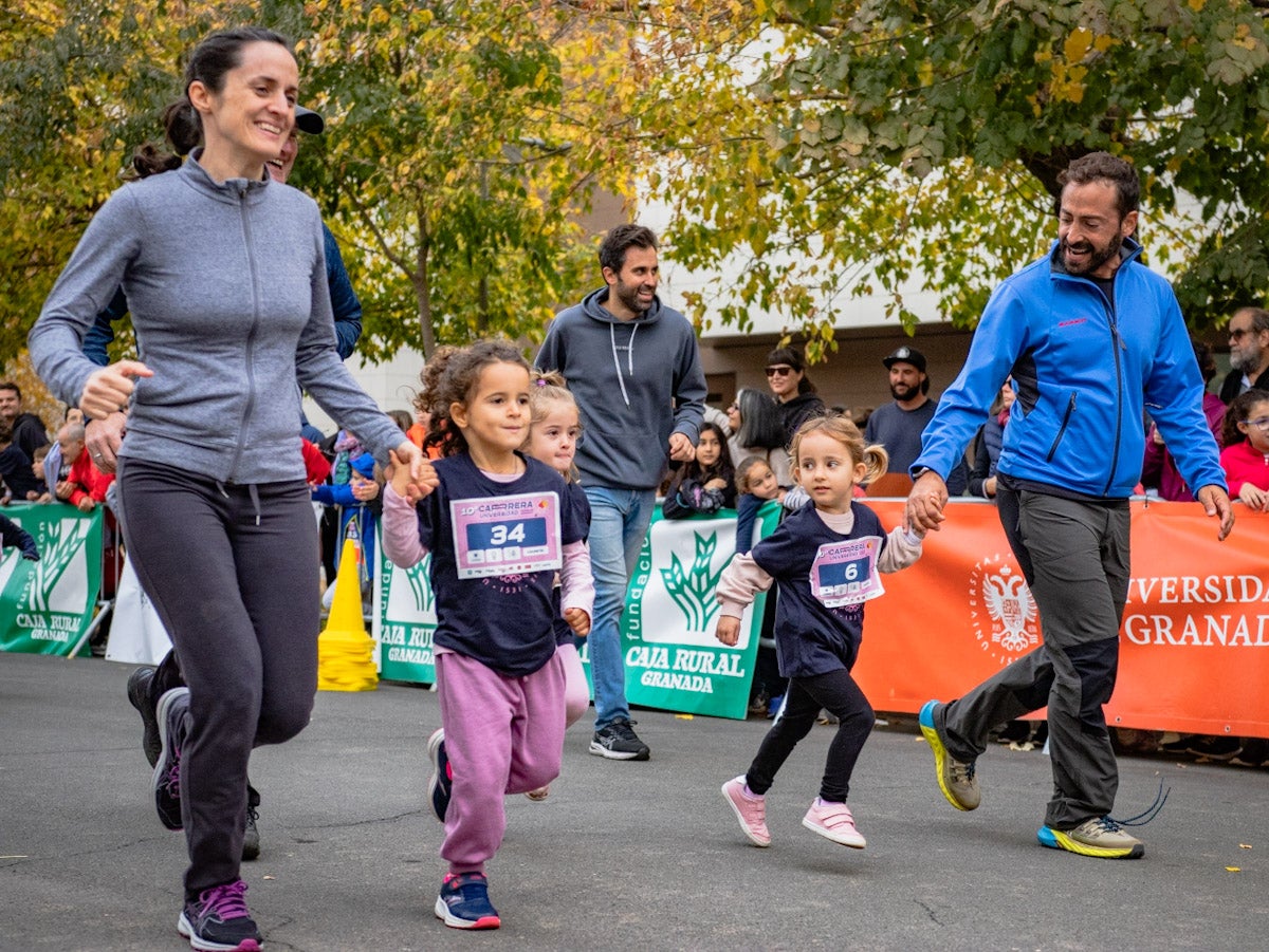 Las fotos de los niños en la X carrera urbana de la Universidad de Granada