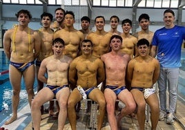 El equipo masculino del CN Alhambra, en una imagen de archivo.