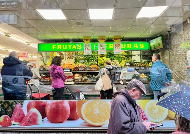 Normalidad en el supermercado.