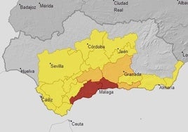 Avisos meteorológicos previstos para este miércoles en Andalucía.