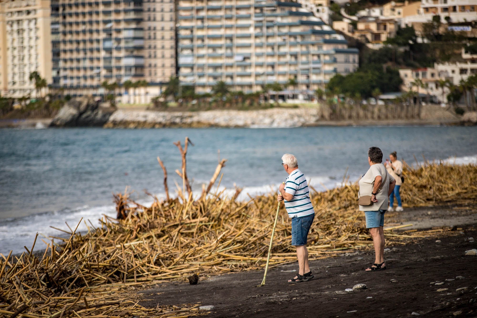 Los efectos del temporal en la Costa de Granada, en imágenes