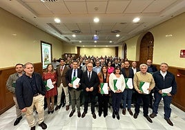 Acto de entrega de resoluciones a los ayuntaminetos de la provincia.