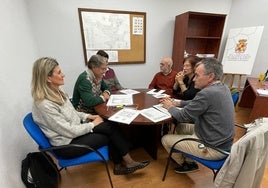 Reunión entre Antonio Losa y representantes de las entidades ecologistas.