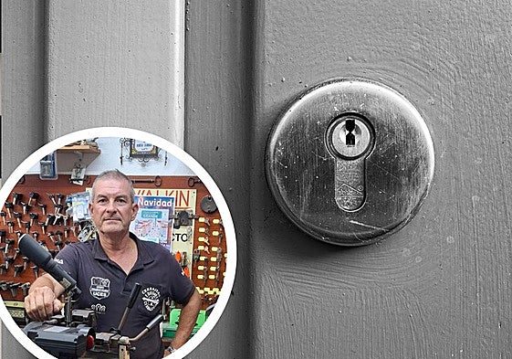 José Antonio Diéguez, cerrajero y vicepresidente de la Unión de Cerrajeros en España.