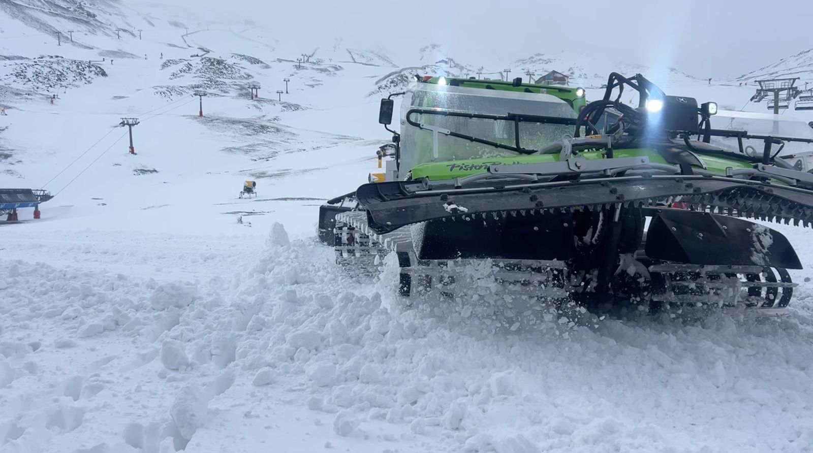 La nevada caída en la Sierra, en imágenes