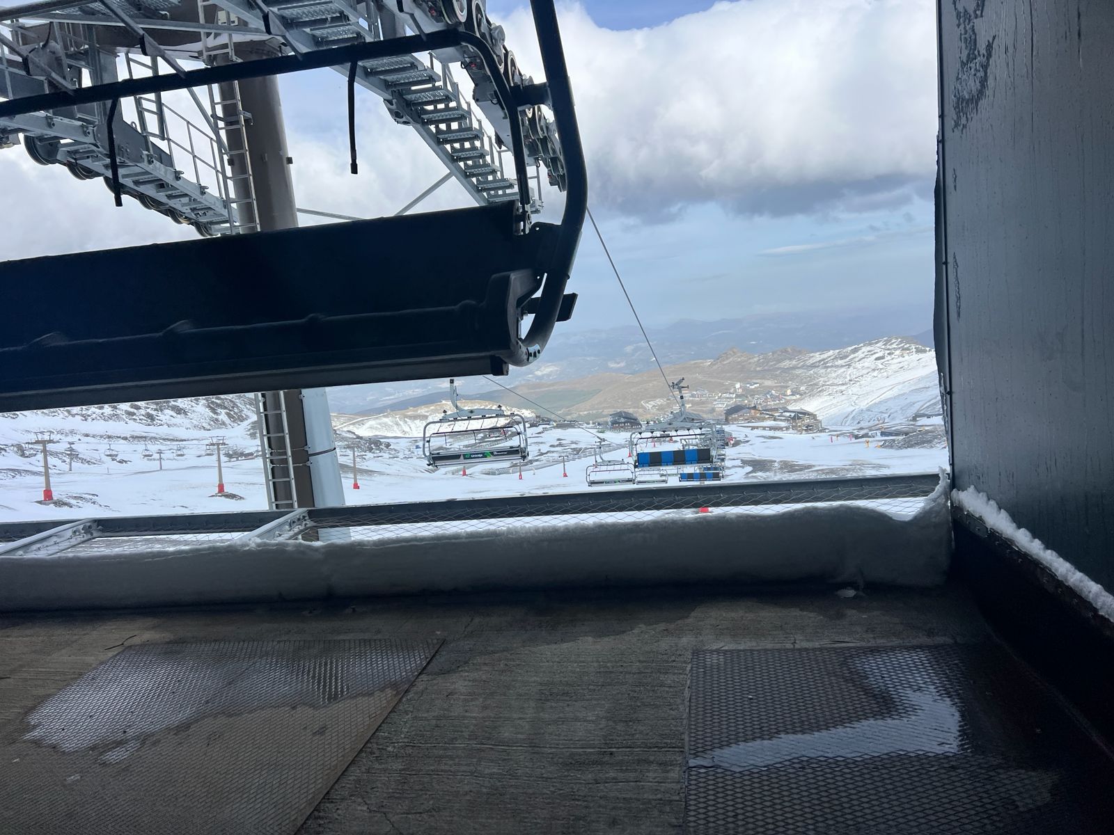 La nevada caída en la Sierra, en imágenes