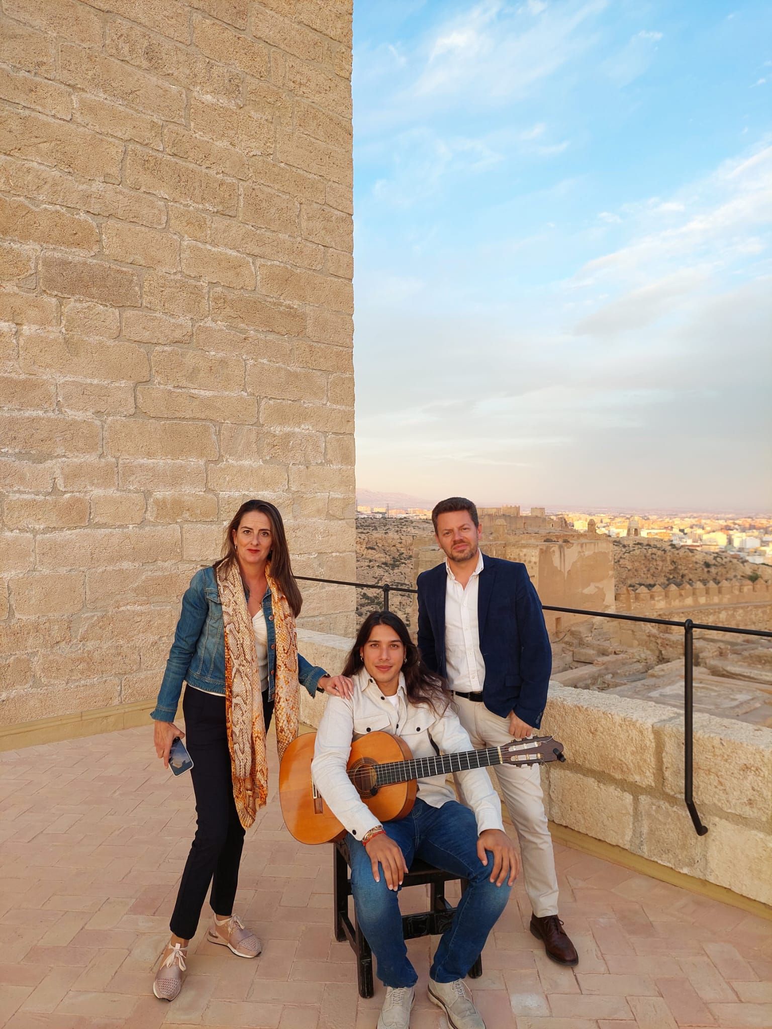 Presentación de la actividad en la Alcazaba de Almería.