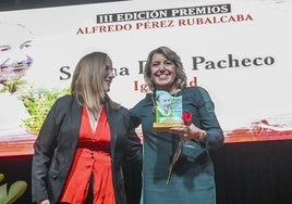 Susana Díaz en los III Premios Alfredo Pérez Rubalcaba.