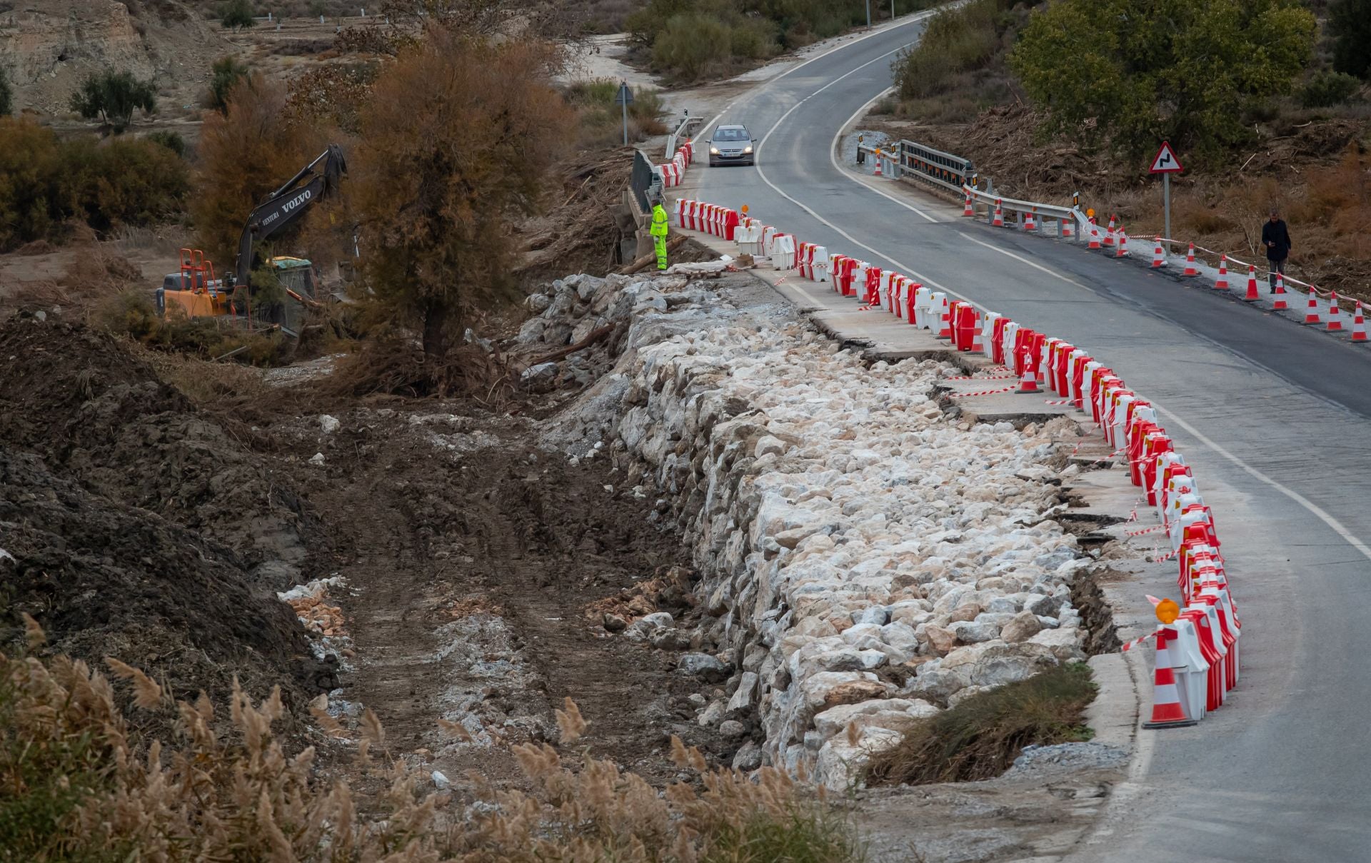 Las imágenes tras el paso de la DANA por Granada