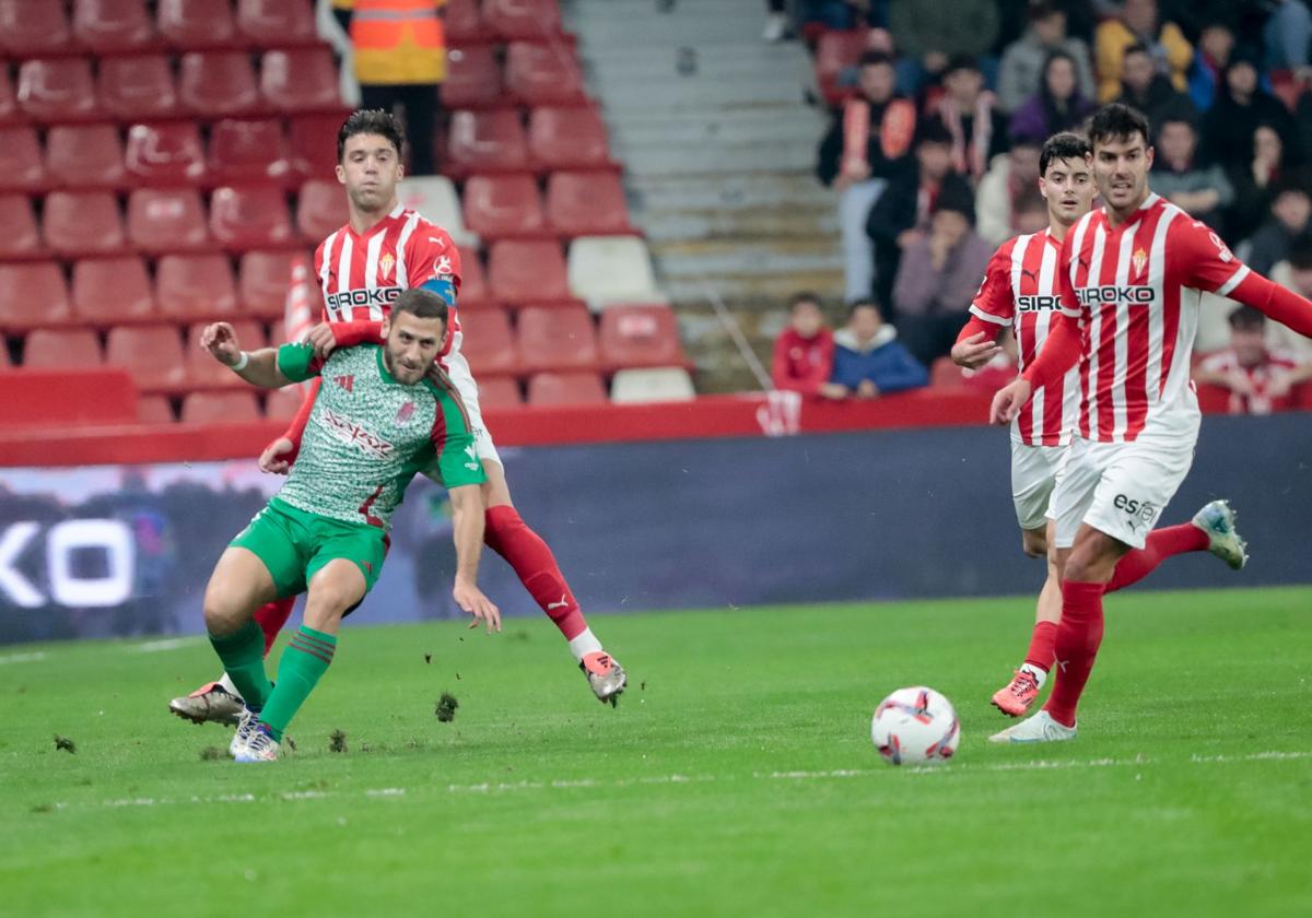 Las mejores imágenes del partido del Granada contra el Sporting