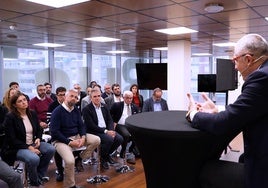 Juan Carlos Cortés durante su ponencia celebrada en el Digital Business Hub de la Cámara