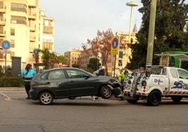 Imagen tras el accidente.