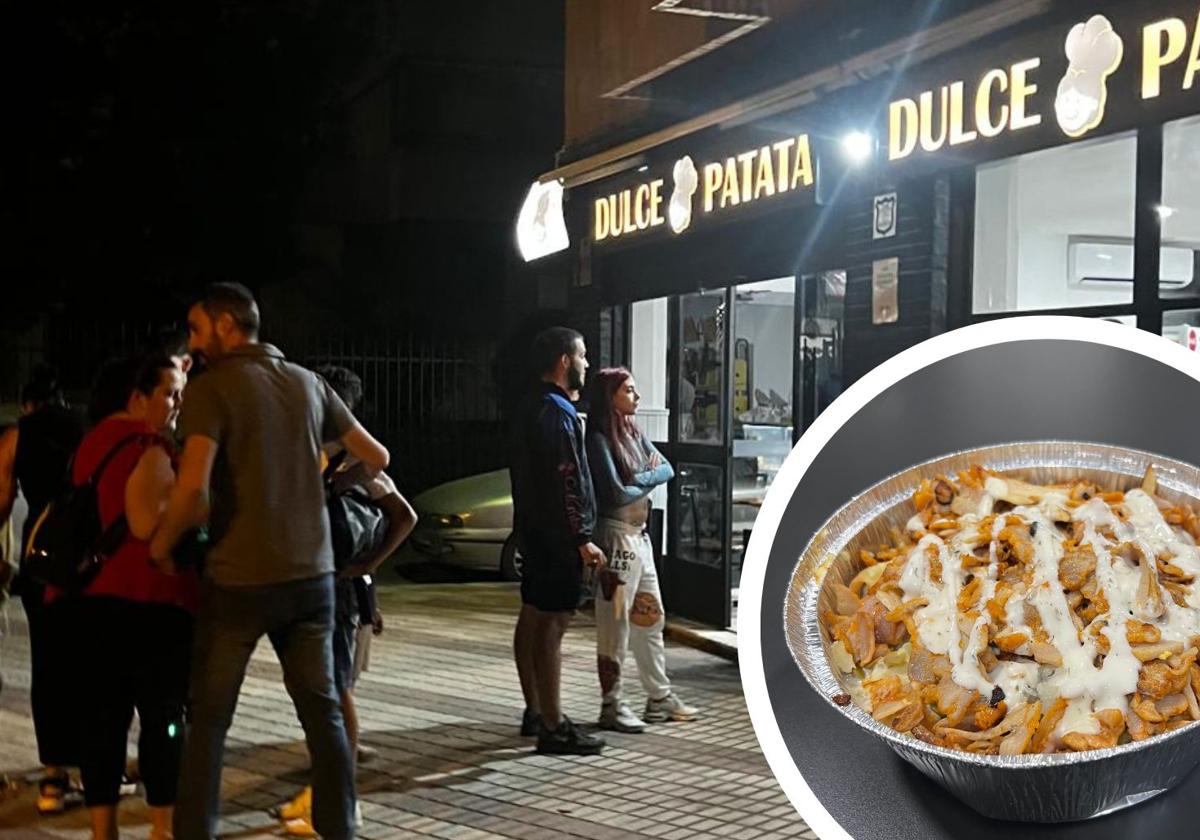 Colas enormes por las nuevas patatas asadas de Granada: «Con una comen dos personas»