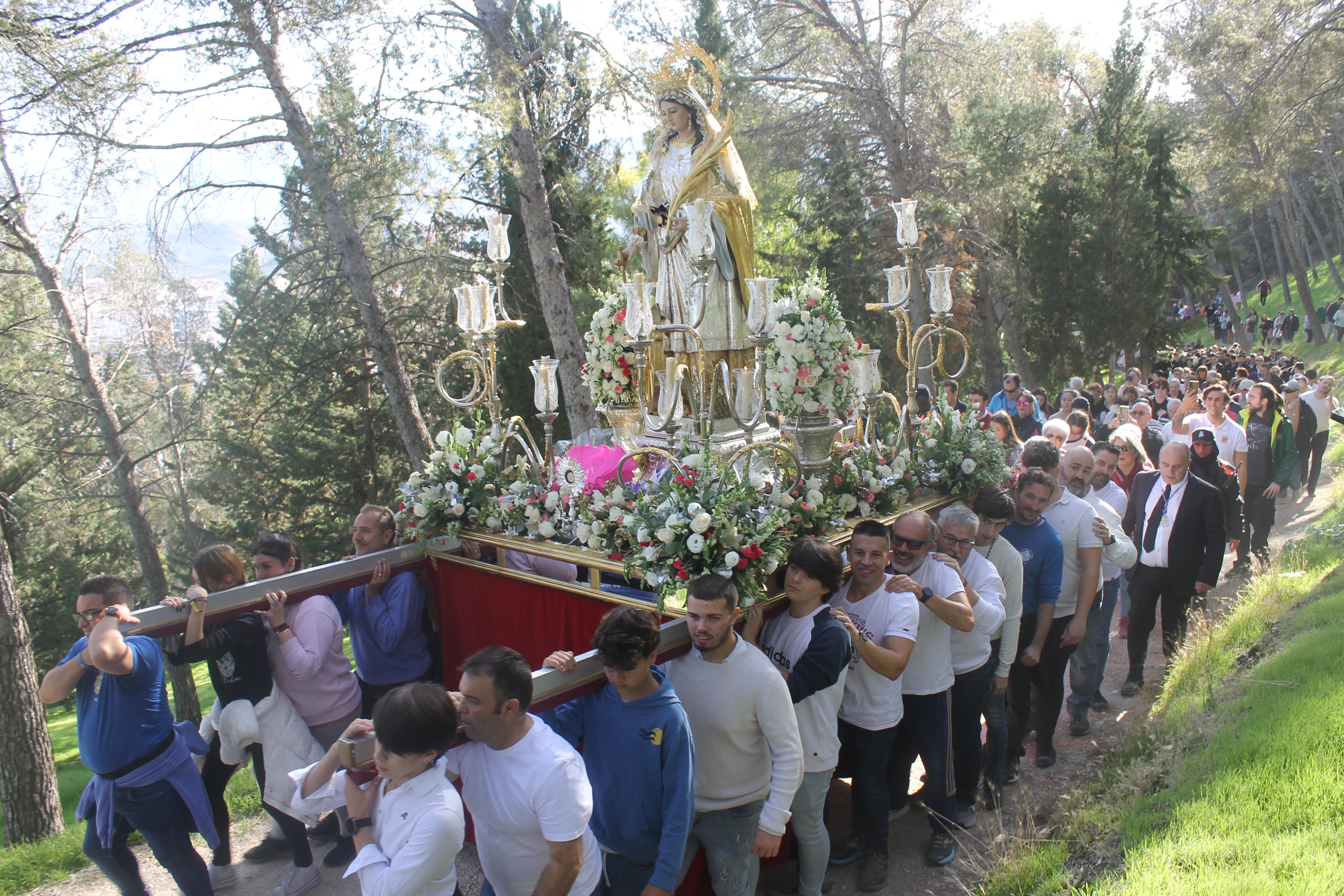 Las imágenes de la romería de Santa Catalina