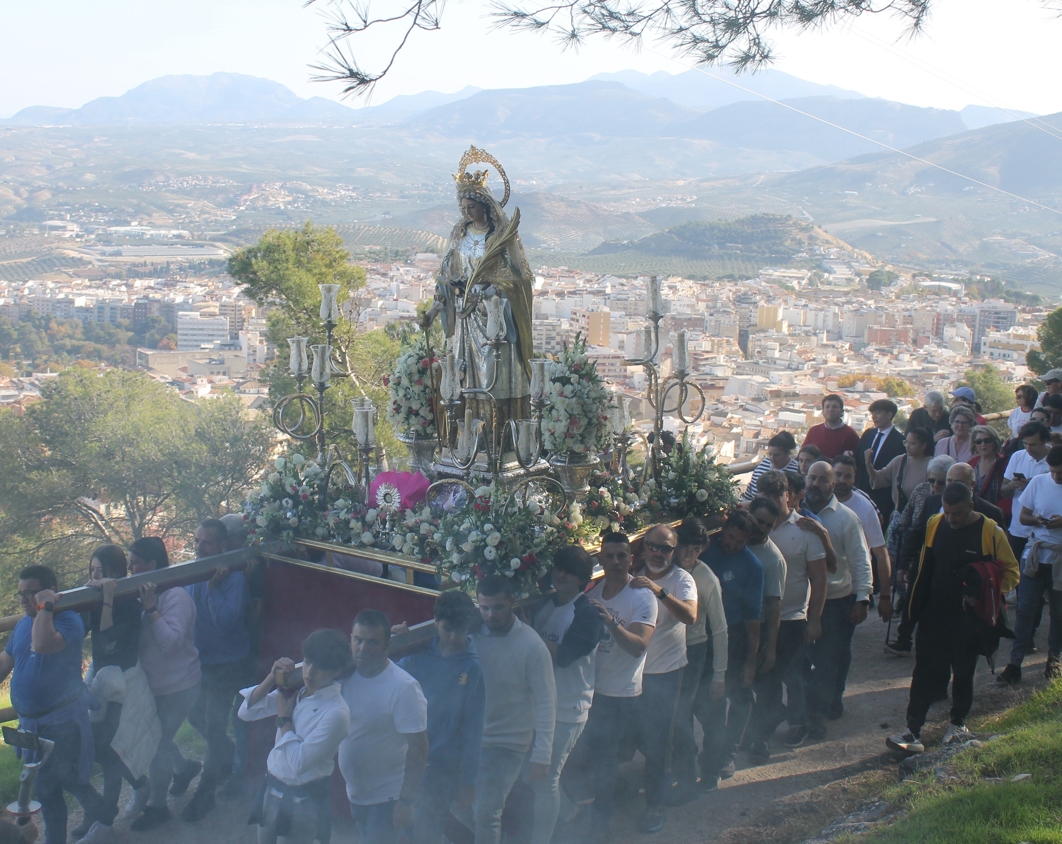 Las imágenes de la romería de Santa Catalina