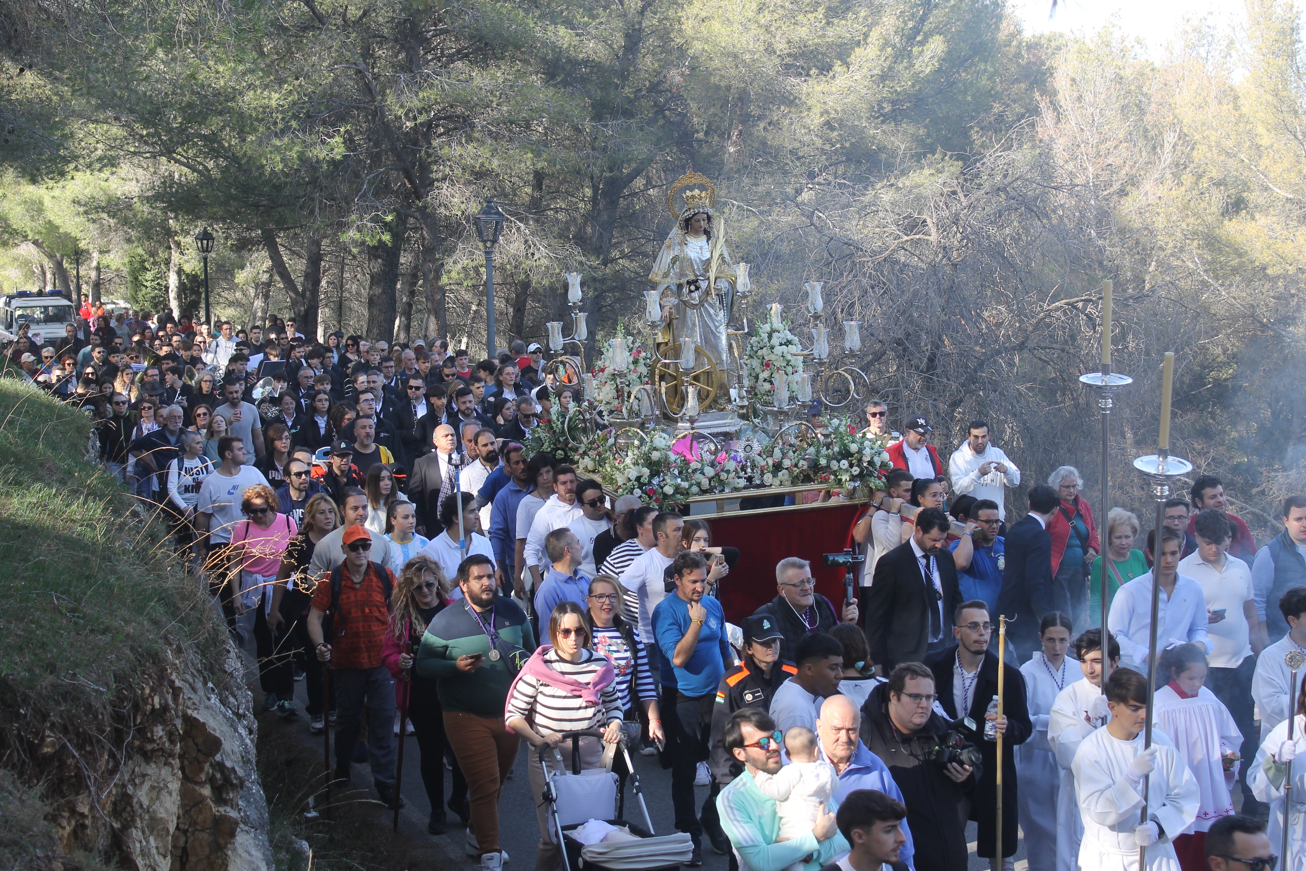 Las imágenes de la romería de Santa Catalina