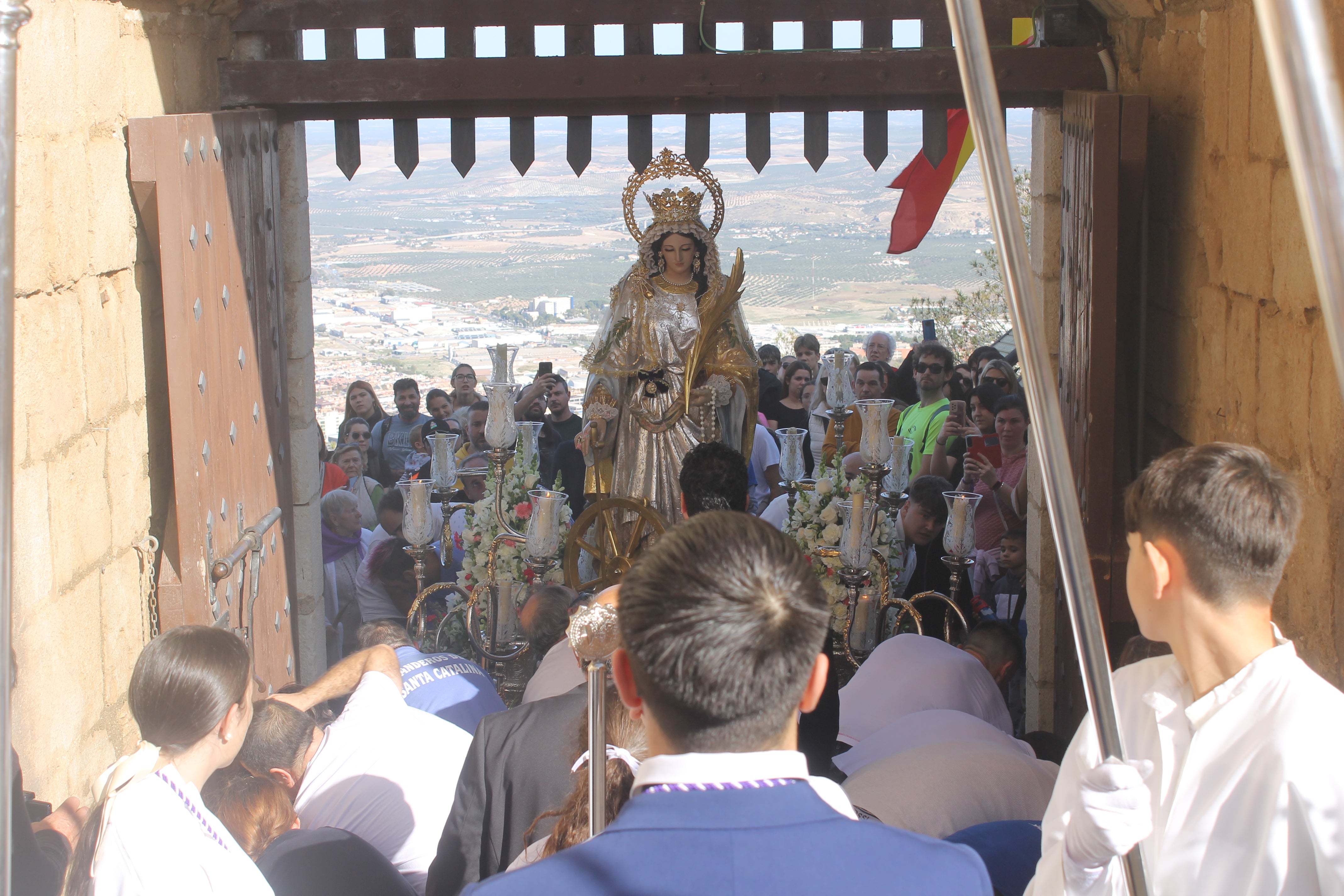Las imágenes de la romería de Santa Catalina