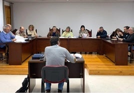 Pleno reciente en el Ayuntamiento de Lopera.