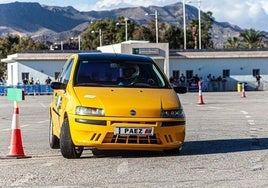 Ismael Páez, con su Fiat Punto, ganó en San Juan de los Terreros.