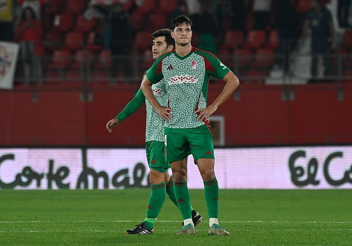 Miguel Rubio y Manu Trigueros, en Almería.